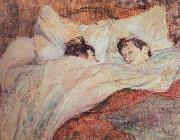 Henri de toulouse-lautrec, the bed